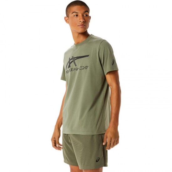 Camiseta Asics Tiger Verde Liquen