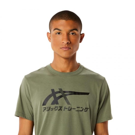 Camiseta Asics Tiger Verde Liquen