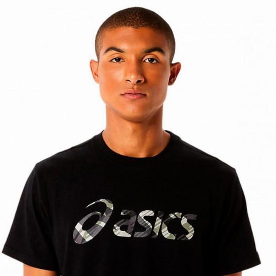 Camiseta Asics Wild Camo Negro