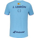 Camiseta Babolat Juan Lebron Azul Rosa