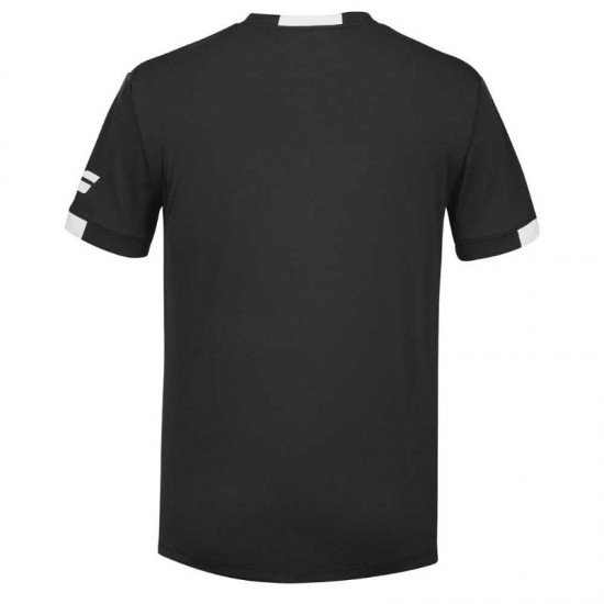 Camiseta Babolat Play Crew Negro Blanco