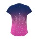 Camiseta Bidi Badu Colortwist Rosa Azul Oscuro Mujer