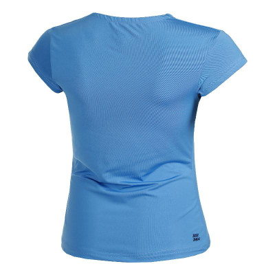 Camiseta Bidi Badu Colortwist V-Neck Azul Mujer