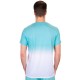 Camiseta Bidi Badu Crew Gradiant Aqua Blanco