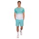 Camiseta Bidi Badu Crew Gradiant Aqua Blanco