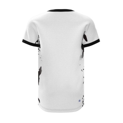 Camiseta Bidi Badu Melbourne V-Neck Blanco Negro Junior