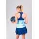 Camiseta Bidi Badu Padel Aluna Aqua Azul Oscuro