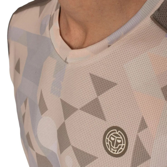 Camiseta Bidi Badu Paris V-Neck Beige Marron