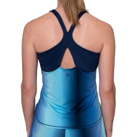 Camiseta Bidi Badu Spectrum Aqua Azul Oscuro Mujer