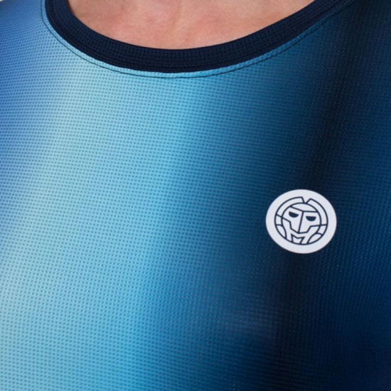 Camiseta Bidi Badu Spectrum Capsleeve Azul Oscuro Aqua Mujer
