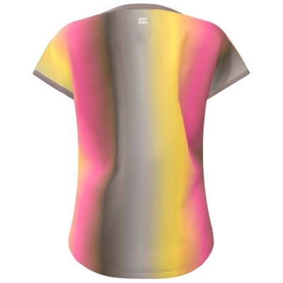 Camiseta Bidi Badu Spectrum Capsleeve Marron Amarillo Mujer
