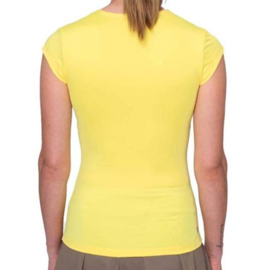 Camiseta Bidi Badu Spectrum V-Neck Amarillo Mujer