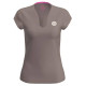 Camiseta Bidi Badu Spectrum V-Neck Marron Mujer