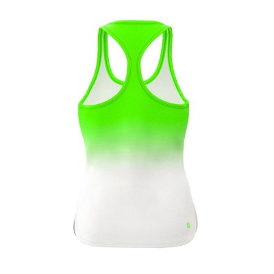 Camiseta Bidi Badu Tirantes Gradiant Verde Neon Blanco Junior