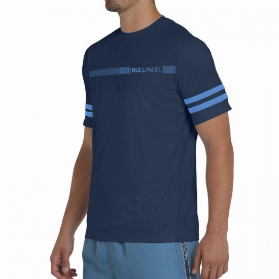 Camiseta Bullpadel Berro Azul Marino