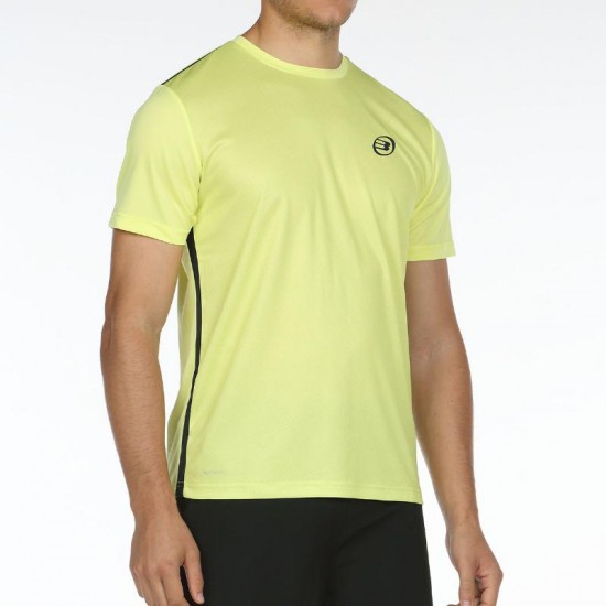 Camiseta Bullpadel Caucasi Amarillo Limon Fluor