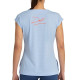Camiseta Bullpadel Delfi Brea 25I Azul Celeste
