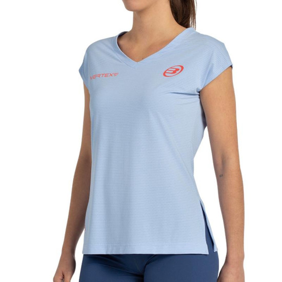 Camiseta Bullpadel Delfi Brea 25I Azul Celeste
