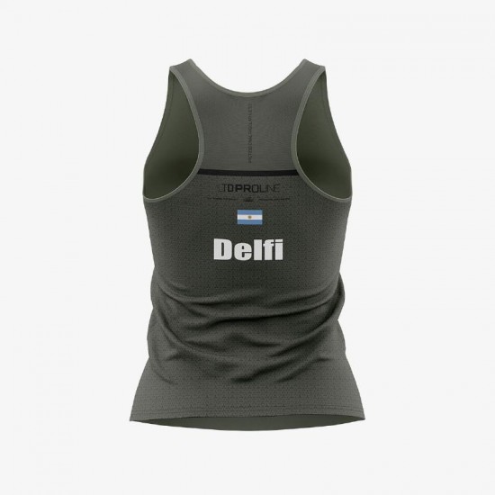 Camiseta Bullpadel Delfi Brea WPT Olin Kaki 2022