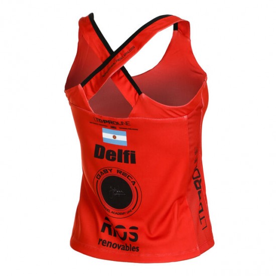 Camiseta Bullpadel Delfi Brea WPT Orlas Paprica