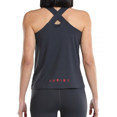 Camiseta Bullpadel Dilos Gris Mujer