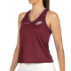 Camiseta Bullpadel Gemma Triay 25I Vino Burdeos