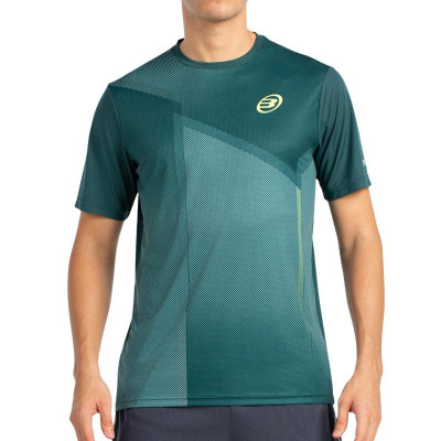 Camiseta Bullpadel Lagar Verde Oscuro