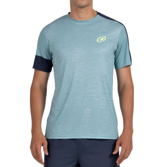 Camiseta Bullpadel Leido Verde Azulado