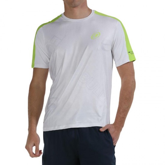 Camiseta Bullpadel Mitad Blanco