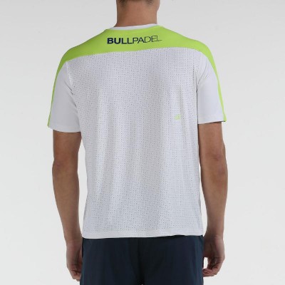 Camiseta Bullpadel Mitad Blanco