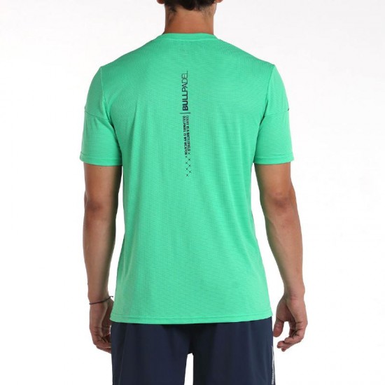 Camiseta Bullpadel Omeya Verde Vibrante