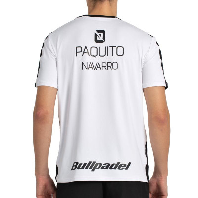 Camiseta Bullpadel Paquito Navarro 25I Blanco