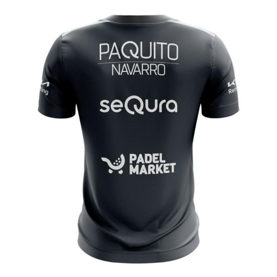 Camiseta Bullpadel Paquito Navarro Premier Padel Finals Licio Negro