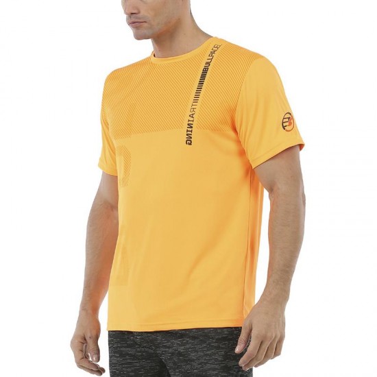 Camiseta Bullpadel Ritan Mandarina Fluor