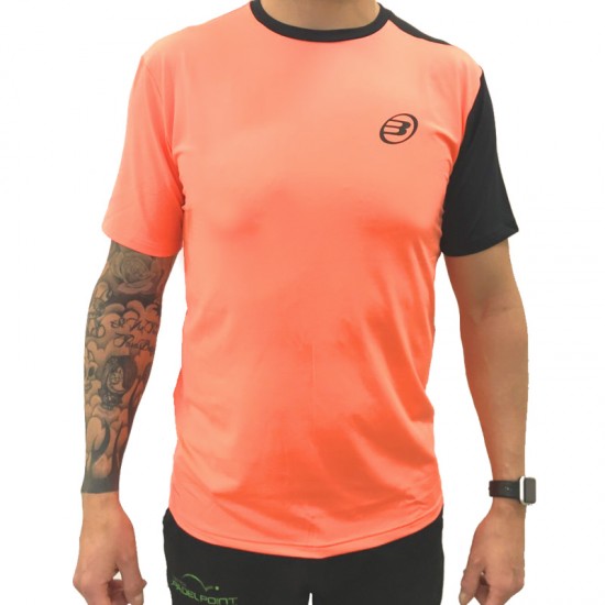 Camiseta Bullpadel Slam Pomelo Fluor Negro