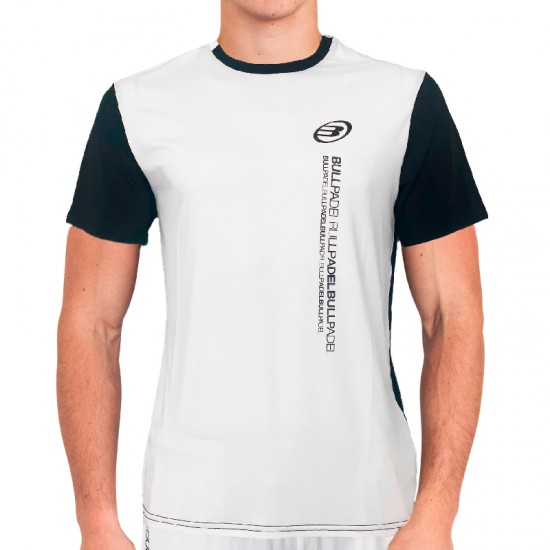 Camiseta Bullpadel Smash Blanco