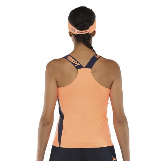 Camiseta Bullpadel WPT Yali Naranja Fluor