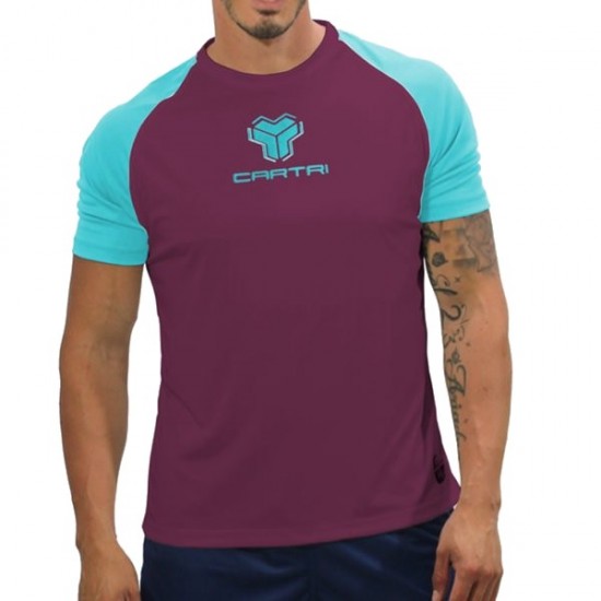 Camiseta Cartri Match Morado Azul