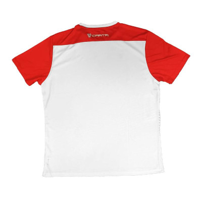 Camiseta Cartri School Blanco Gris Rojo