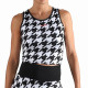 Camiseta Endless Chill Negro Houndstooth