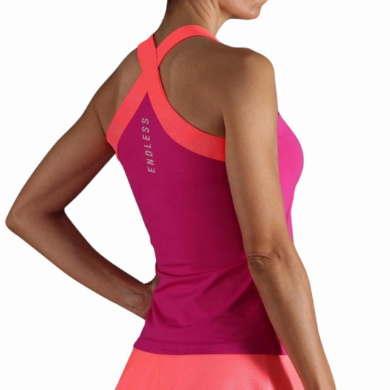 Camiseta Endless Cross Fucsia Oscuro