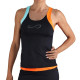 Camiseta Endless Race Negro Naranja