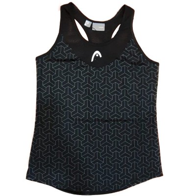 Camiseta Head Alpha Negro Mujer