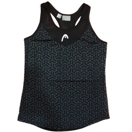 Camiseta Head Alpha Negro Mujer