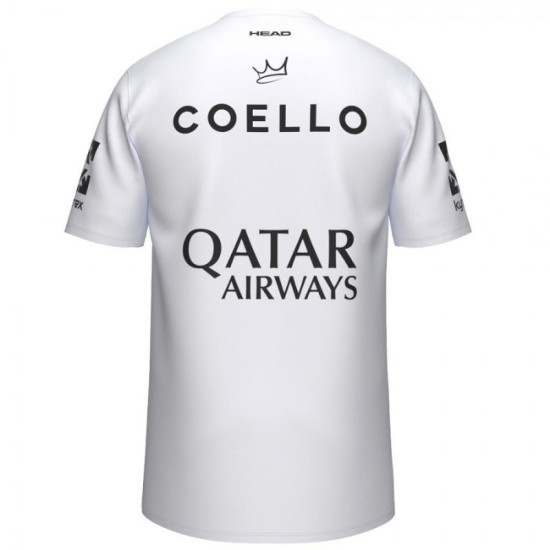 Camiseta Head Arturo Coello Sponsors Blanco