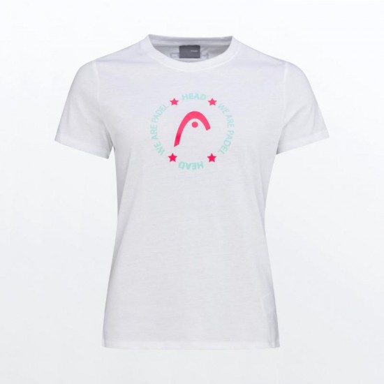 Camiseta Head Button Blanco Mujer