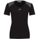 Camiseta Head Club 22 Tech Negro Mujer