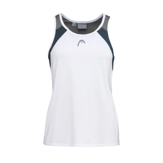 Camiseta Head Club 22 Top Blanco Marino Mujer