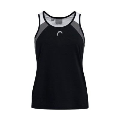 Camiseta Head Club 22 Top Negro Mujer