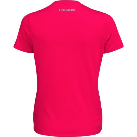 Camiseta Head Club Basic Magenta Mujer